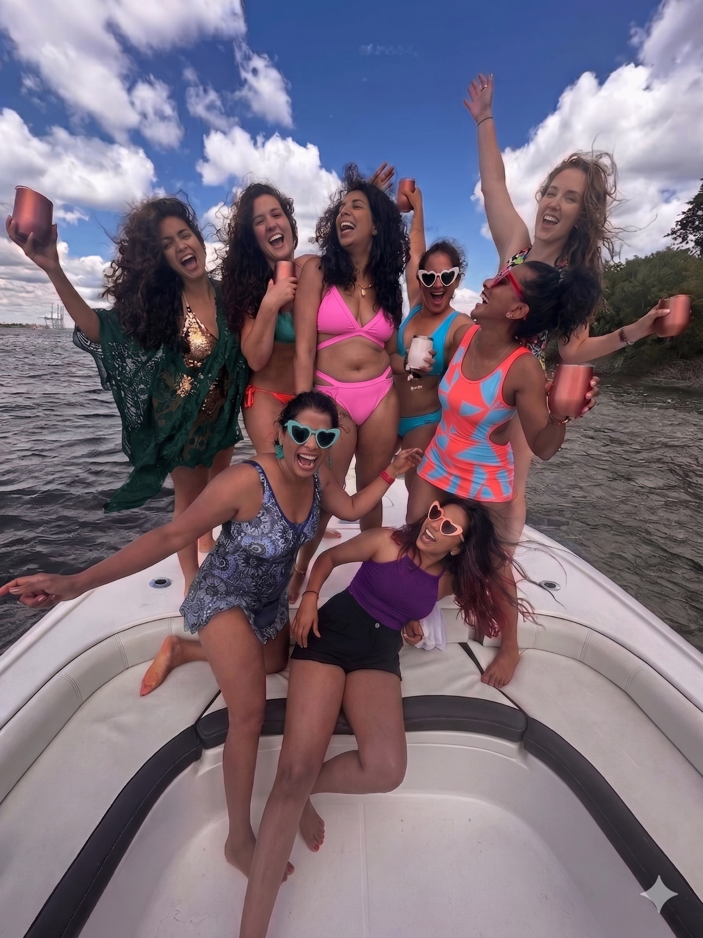 Cooler Stocked with Ice — Charleston bachelorette party boat